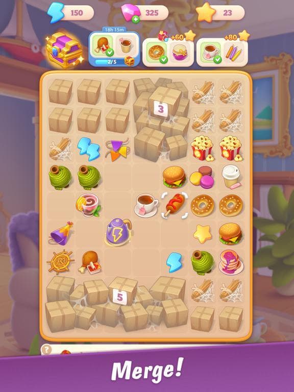 Merge Hotel Empire-Design Game screenshot 3
