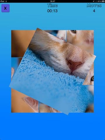 Cat Scramblers - a tile puzzle with cute kitty pictures! screenshot 2