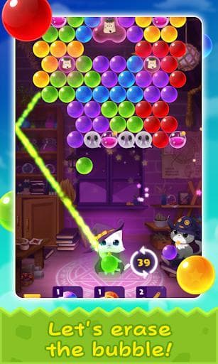 Bubble Cat Worlds Cute Pop Shooter screenshot 3