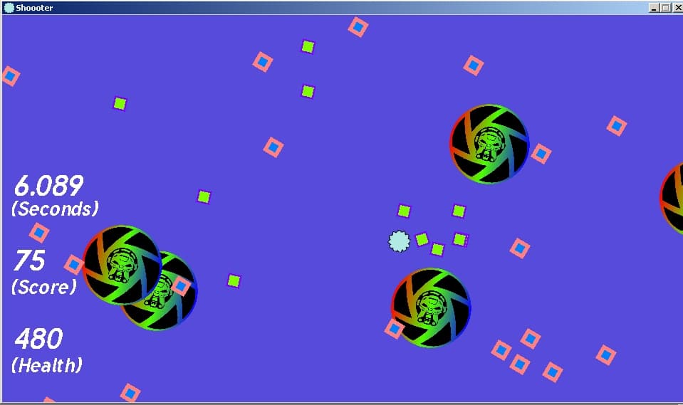 Shoooter (developed with a free cross-platform game engine, RCBasic)