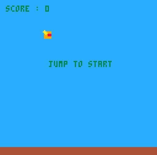 Pico8 - Flappy bird screenshot 2