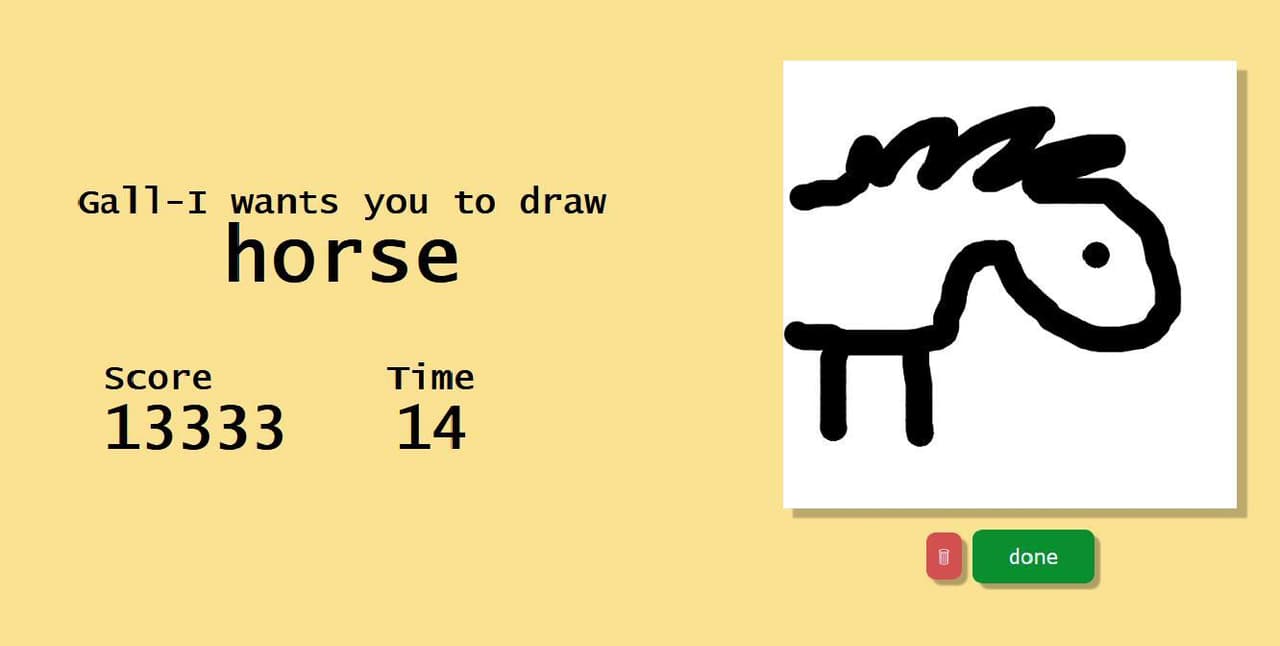 Gall-I 1 - Speedrawing rating AI screenshot 3