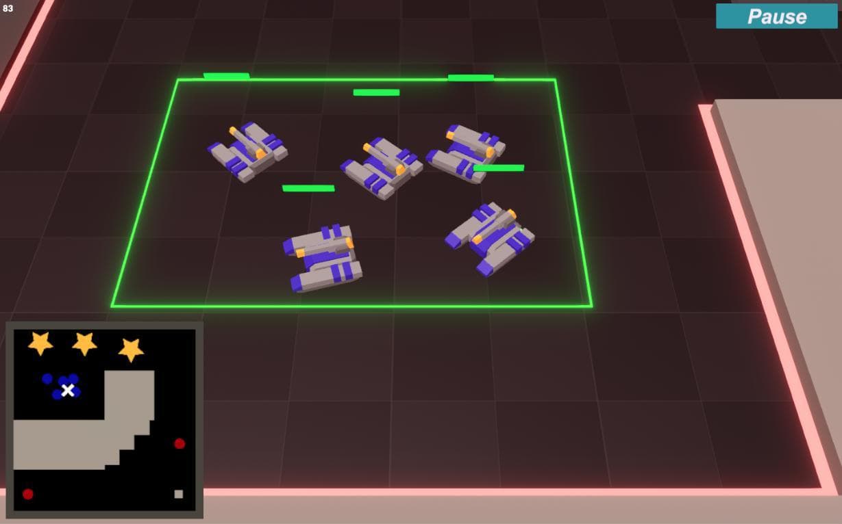 Neon Bot Battle screenshot 4