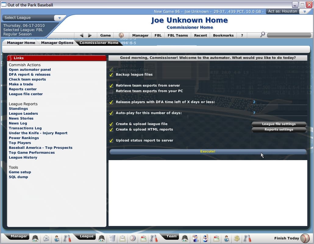 Out of the Park Baseball 2007 screenshot 2