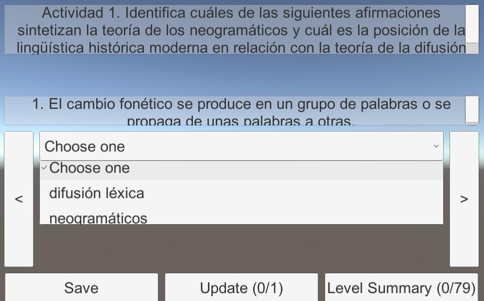 Actividades de Aplicación Lingüísticas screenshot 2