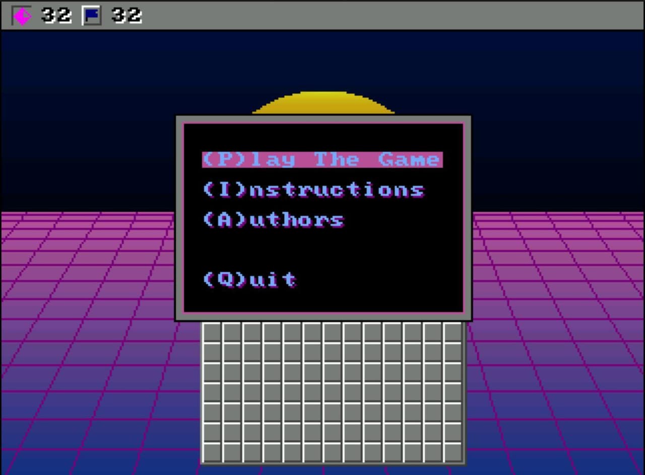 Vaporwave Minesweeper screenshot 2