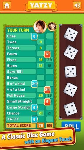Yatzy Free screenshot 2
