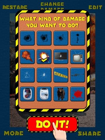 Damage Photo Editor - Prank Effects Camera & Hilarious Sticker Booth screenshot 4