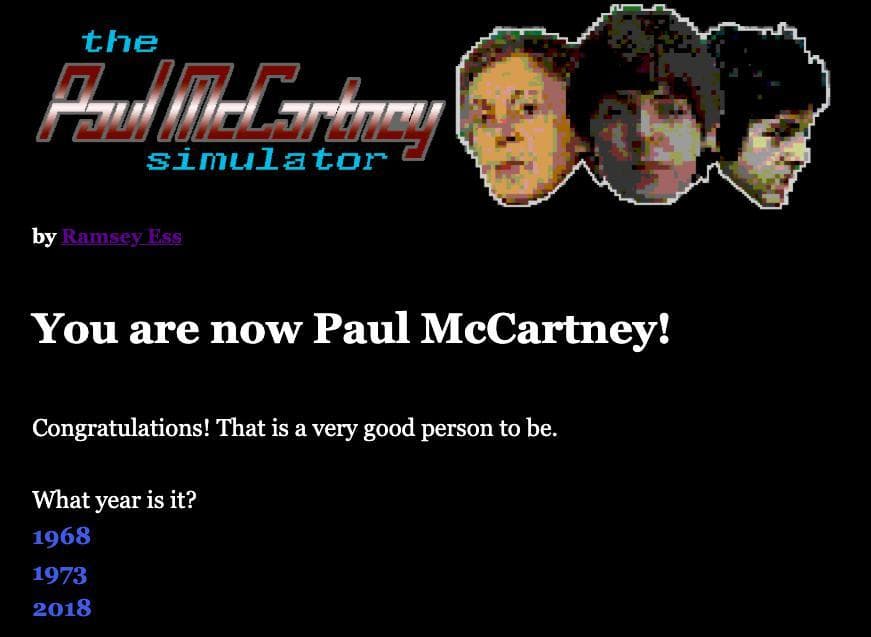 The Paul McCartney Simulator screenshot 2