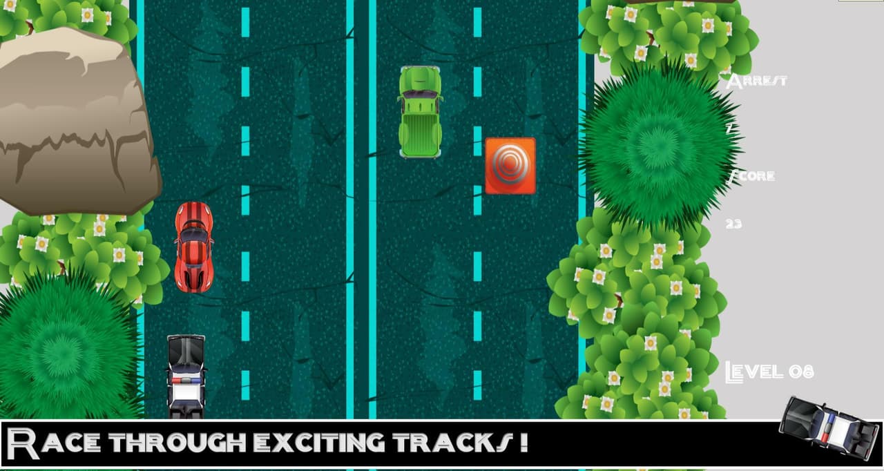 Road Hero Speed Car Racing Cops screenshot 5