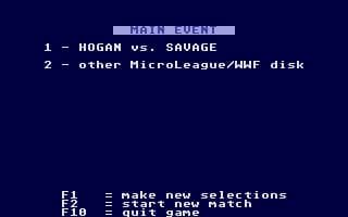 MicroLeague Wrestling screenshot 3