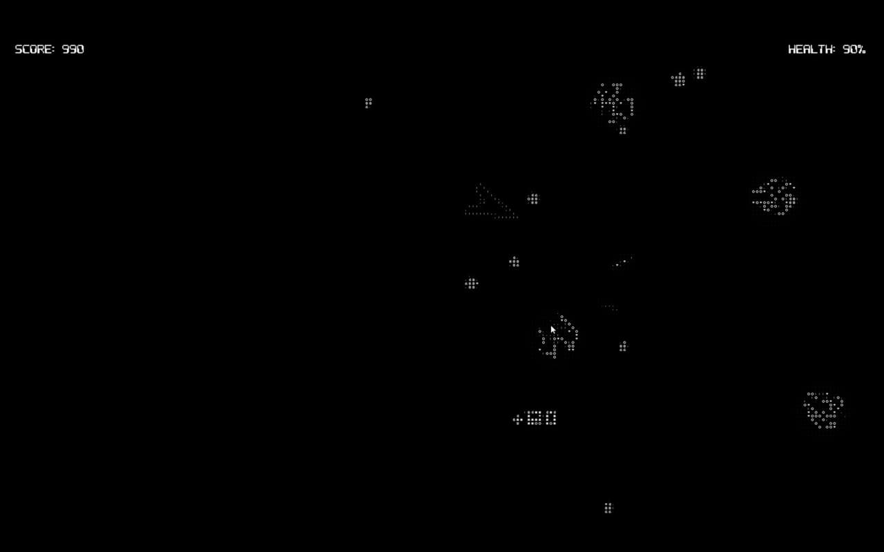 ASCII Achievement Mania: Space Shooter screenshot 2