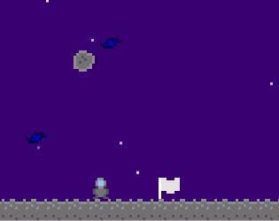 stuck on the moon