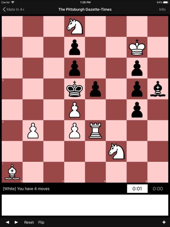 Mate in 4+ Puzzles screenshot 2