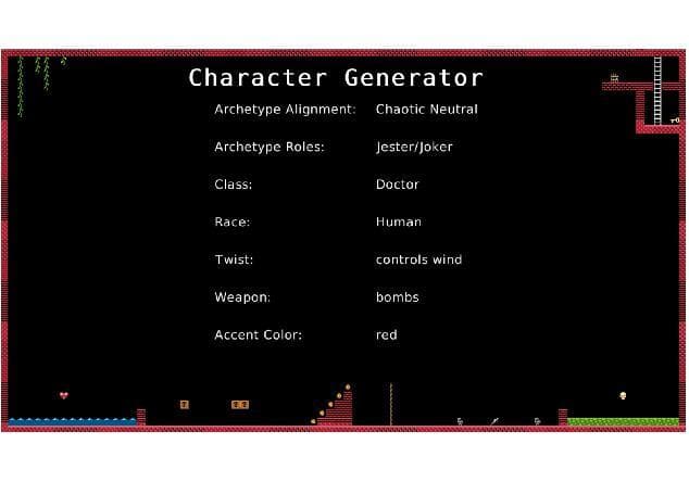 Video Game Character Generator