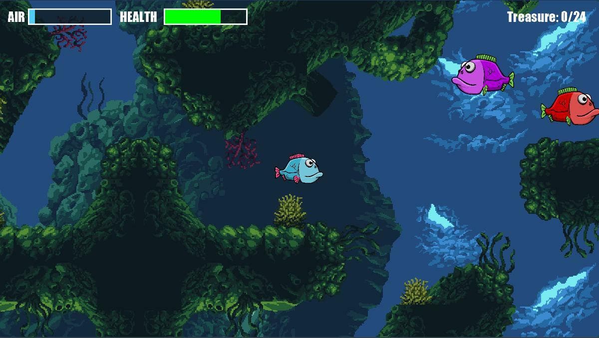 Blue Fish Goes Treasure Hunting screenshot 3