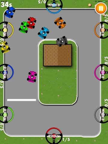 8 Player 8-bit Racing screenshot 2