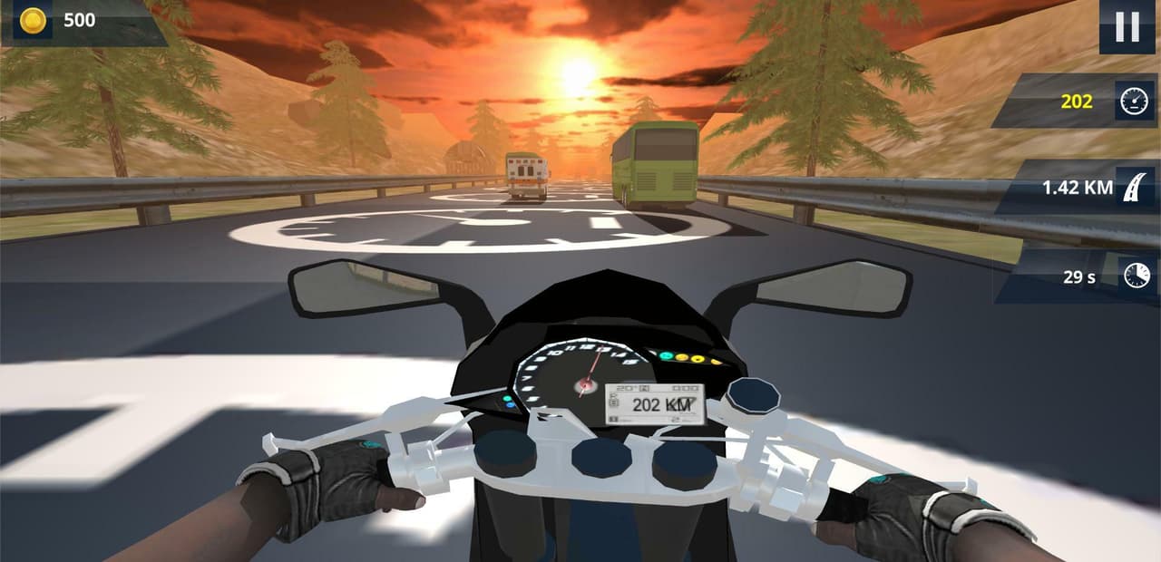 Drive by Tailgater Motorcycle: Traffic Rider screenshot 3