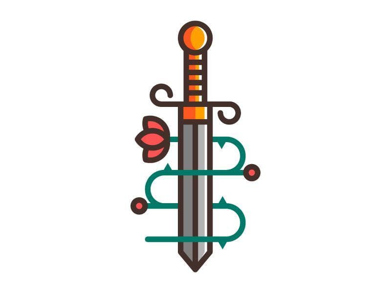 Temple Fright: Sword or Flower