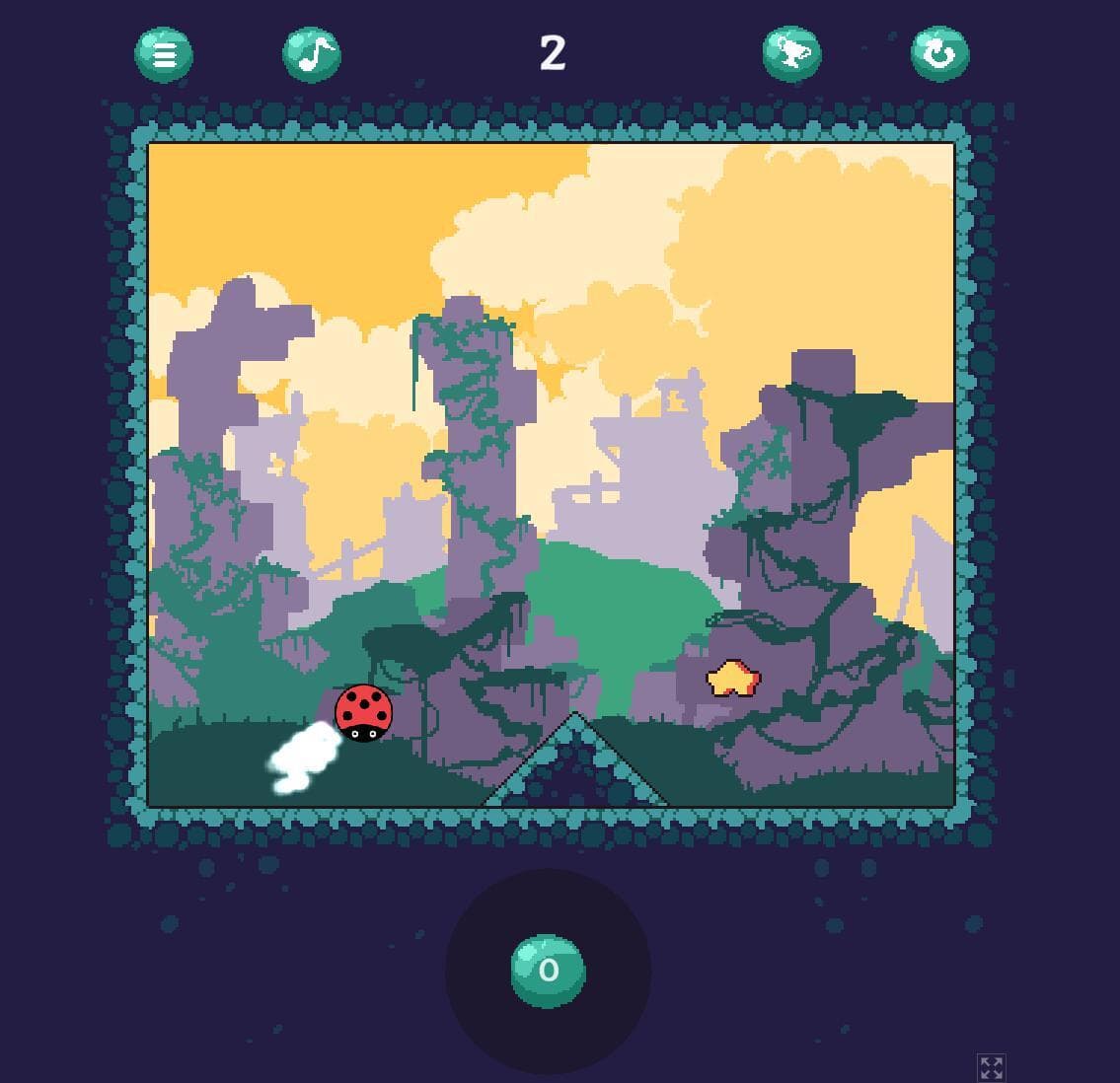 Ladybug Ball - Github Game Off 2021 screenshot 2