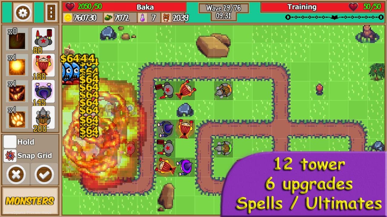TD School - Multiplayer Tower Defense screenshot 3