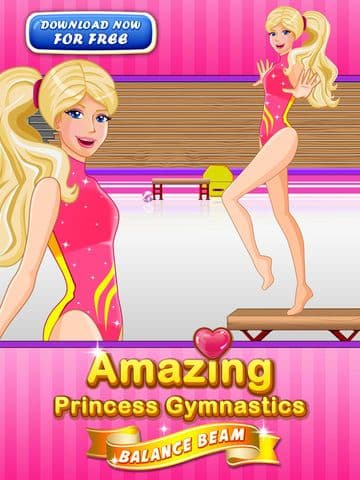 Balance Beam - Amazing Princess Gymnastics screenshot 2