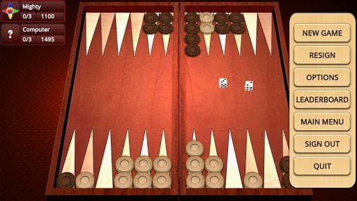 Backgammon Mighty screenshot 3