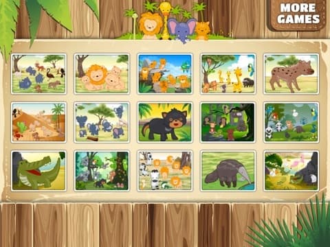 Animals Around The Equator - Beautiful free puzzle game for toddlers and kids screenshot 6