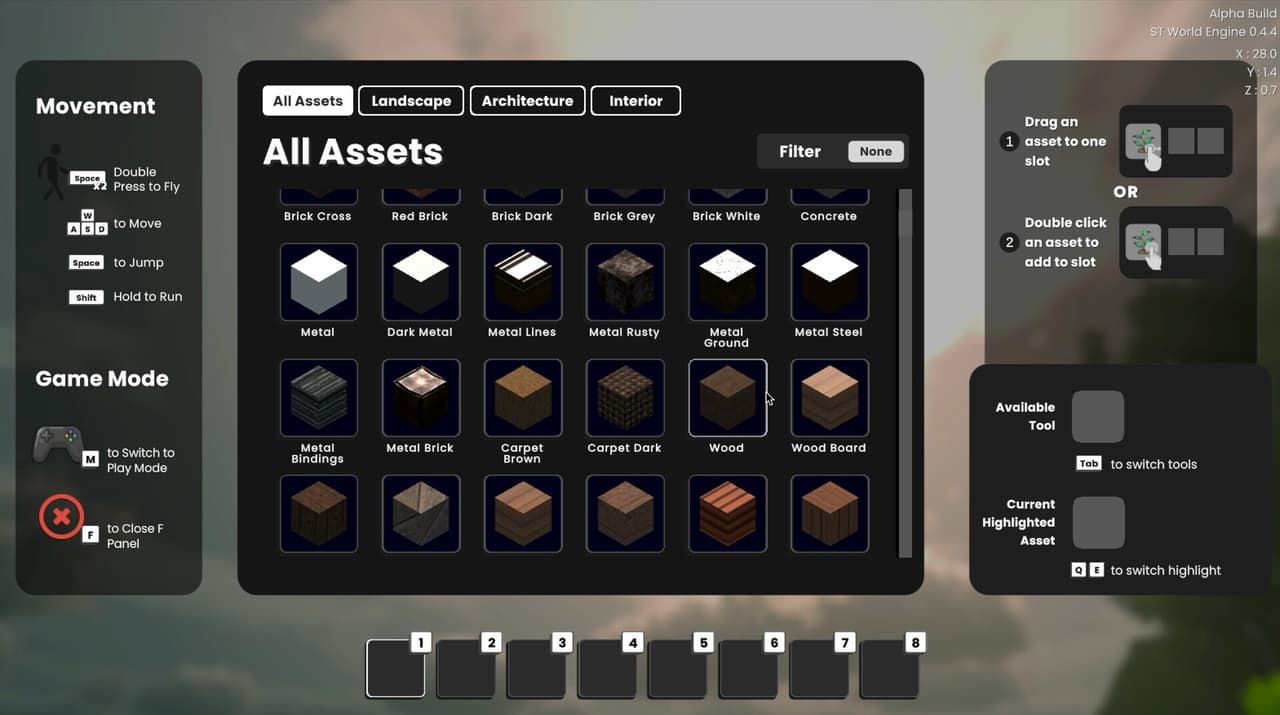 System Terminal: Virtual Planet Builder
