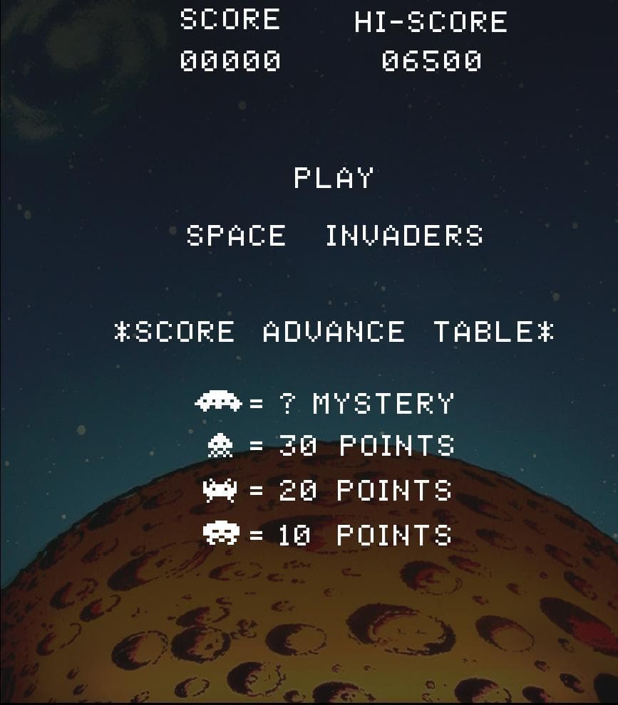 Space Invaders (itch) (simonajones) screenshot 2