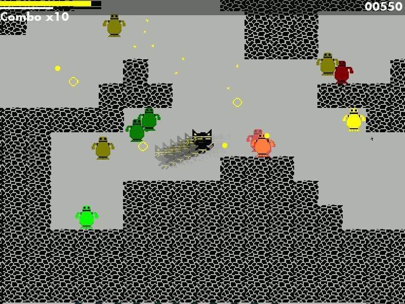 Ninja Kitty Vs. The Nukebots