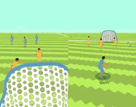 Soccer on an Expanding Field screenshot 2