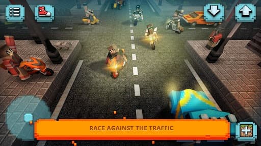 Motorcycle Racing Craft: Moto Games & Building 3D screenshot 5