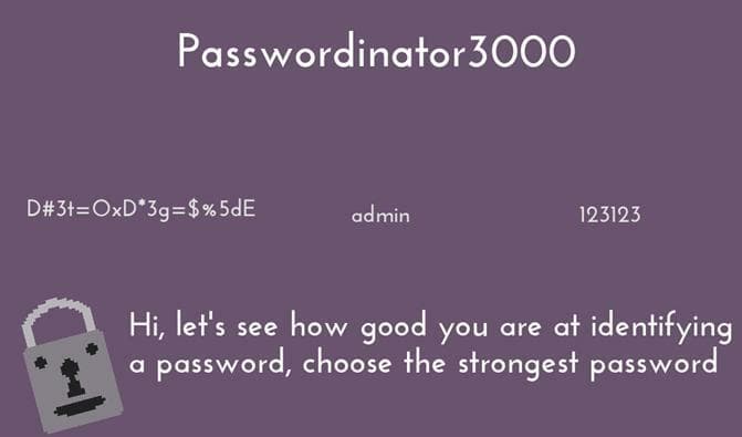 Passwordinator3000 screenshot 2