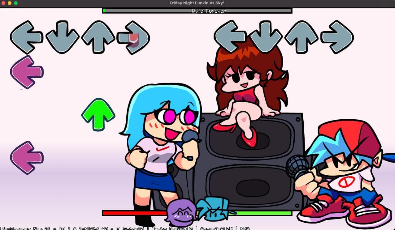 FNF SkyHD And Sky For Mac (With Cutscenes, And Dialogue And all The stuff the original mod Has) screenshot 4