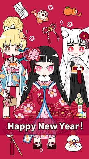 Cute Girl Avatar Maker - Cute Avatar Creator Game screenshot 2