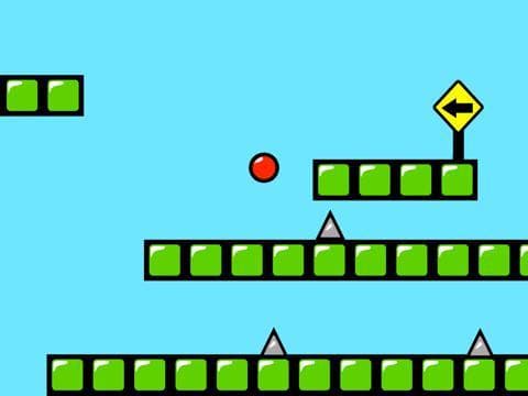 Red Bouncing Ball Spikes Free screenshot 3