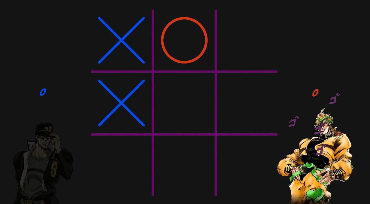 Tic Tac Toe - JOJO EDITION