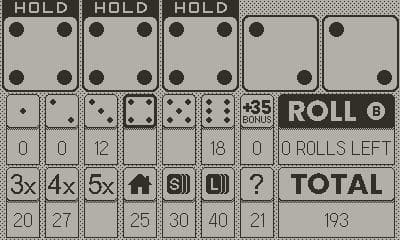 Yoshimi Yahtzee screenshot 3