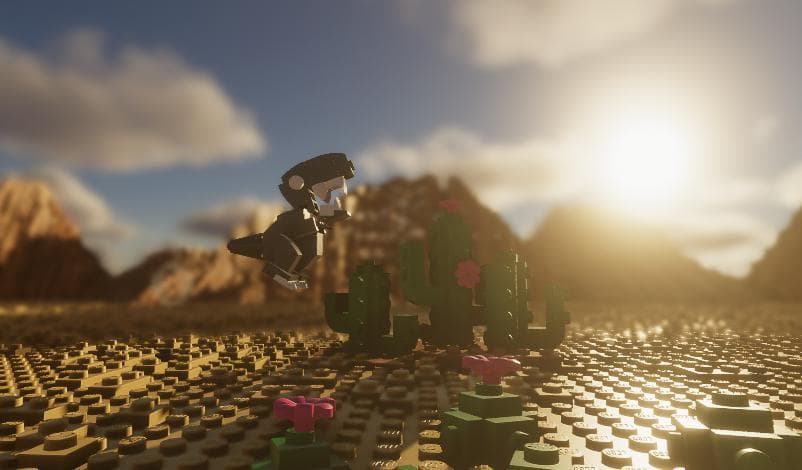 Lego Google Dinosaur