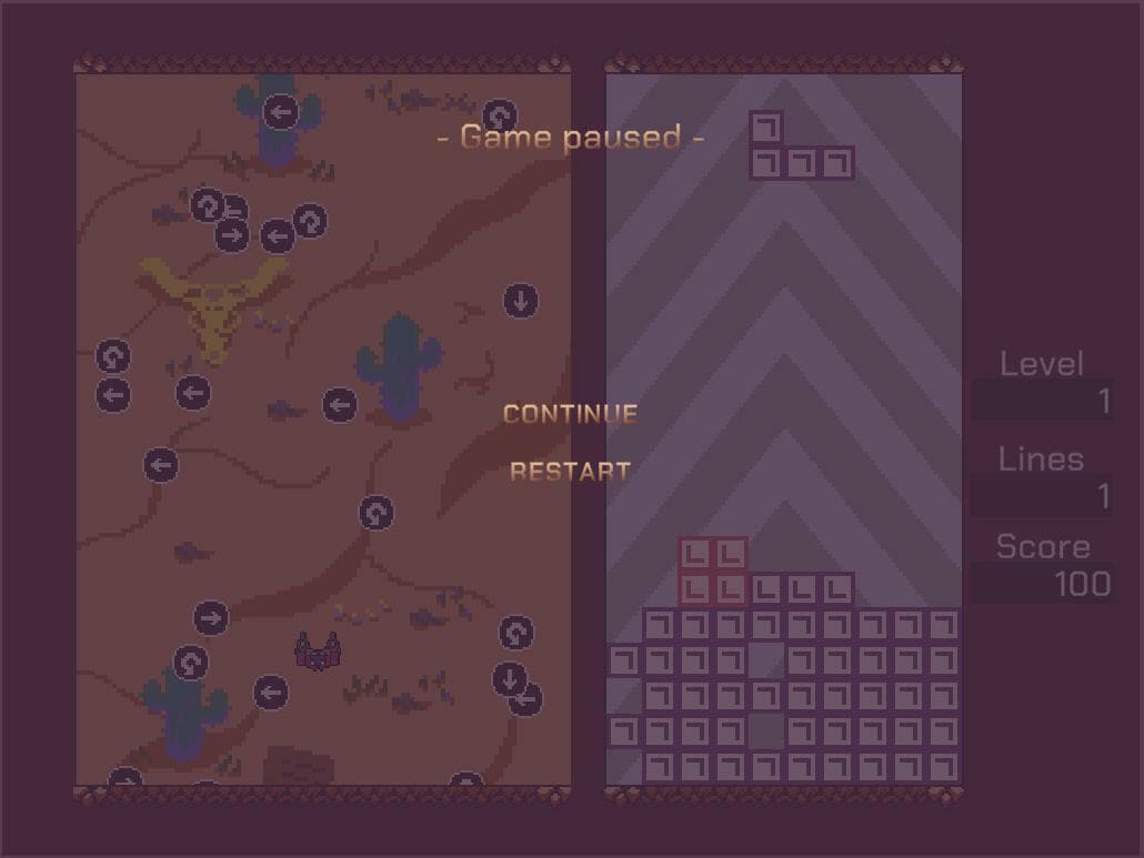 OCTSHMUP: Overly complicated Tetris Shootem Up screenshot 5