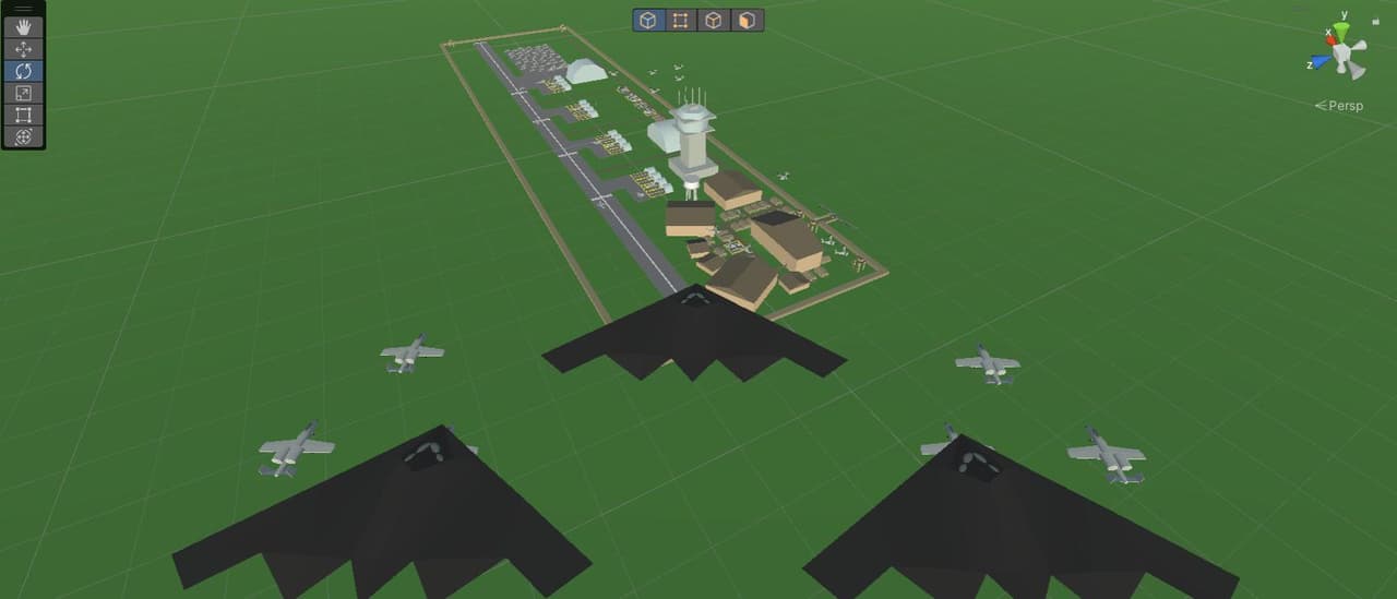 Low Poly Airfield screenshot 3