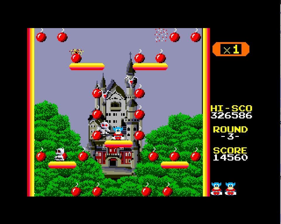 Bomb Jack ZX Spectrum Next / N-GO screenshot 2