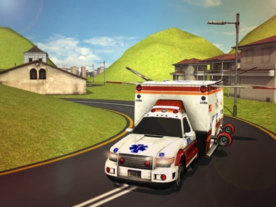 Flying Ambulance Driving simulator screenshot 2
