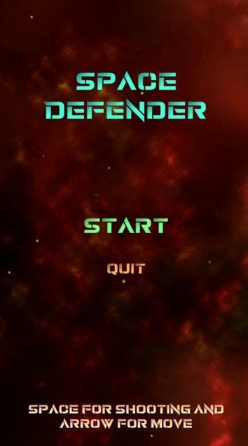 Space Defender (tibrow) screenshot 2