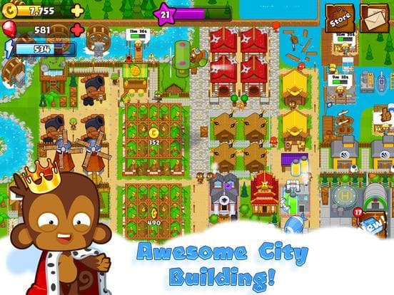 Bloons Monkey City screenshot 2