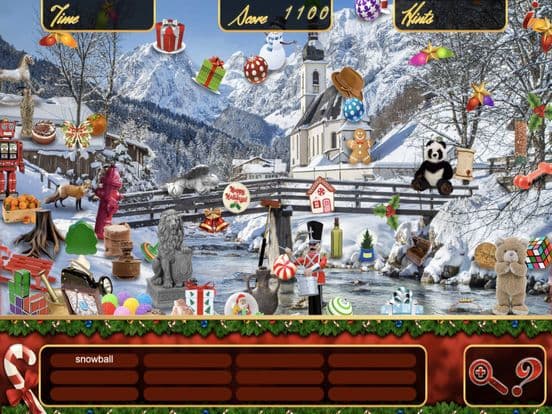 Hidden Objects Christmas Magic Celebration Time screenshot 3