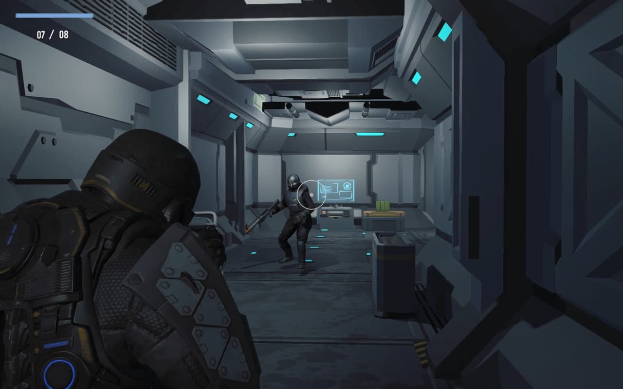 Alone In The Evil Space Base screenshot 6