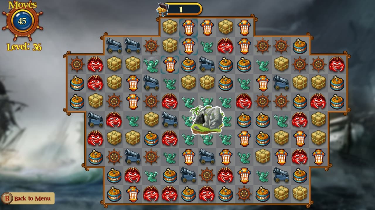 Match Three Pirates II screenshot 5