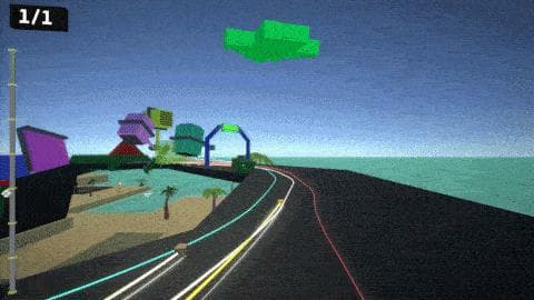 Cube Racer 2 - ALPHAtesting screenshot 2